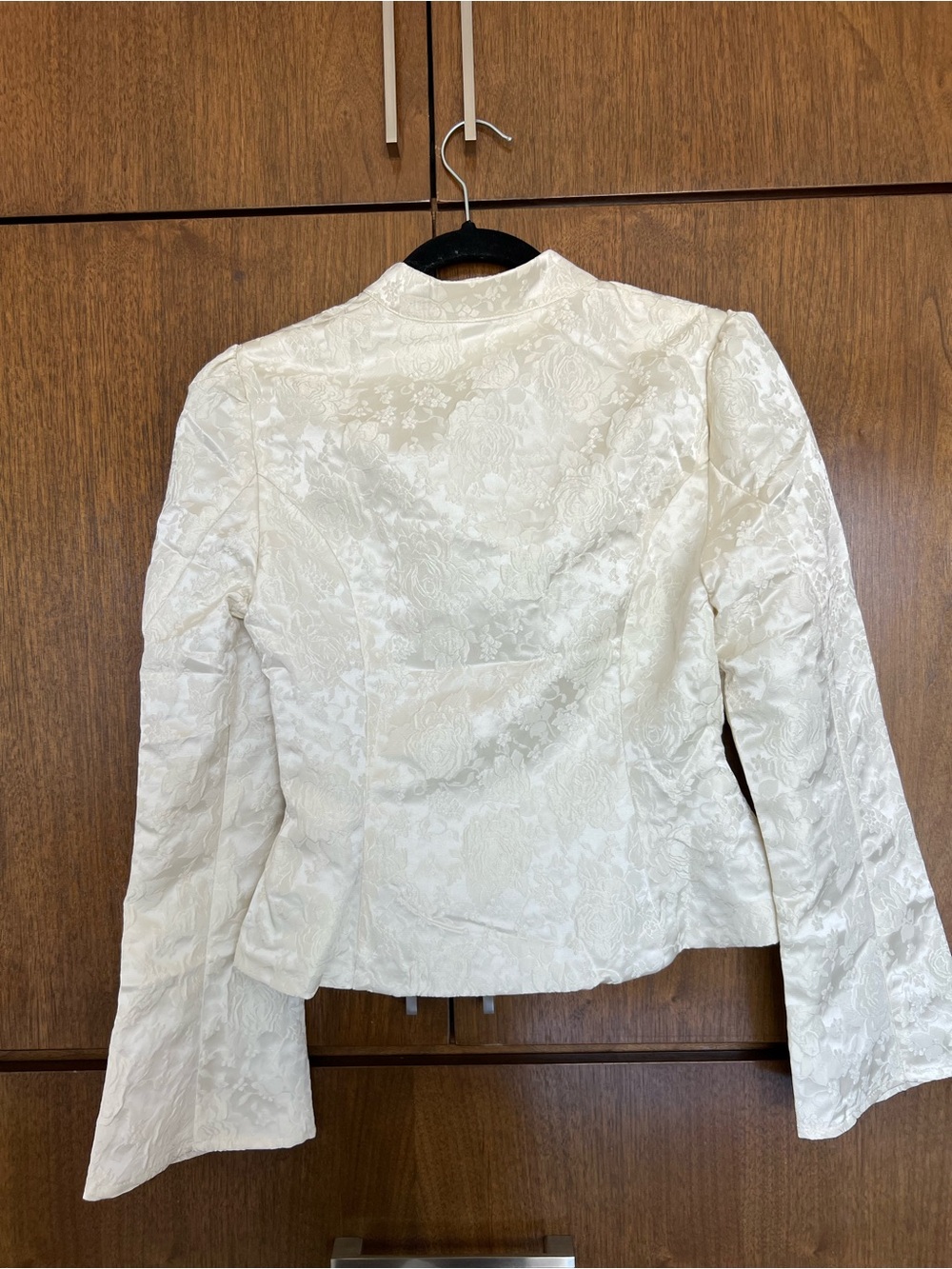 Cider Ivory Brocade Button-Front Jacket - Picture 2 of 6